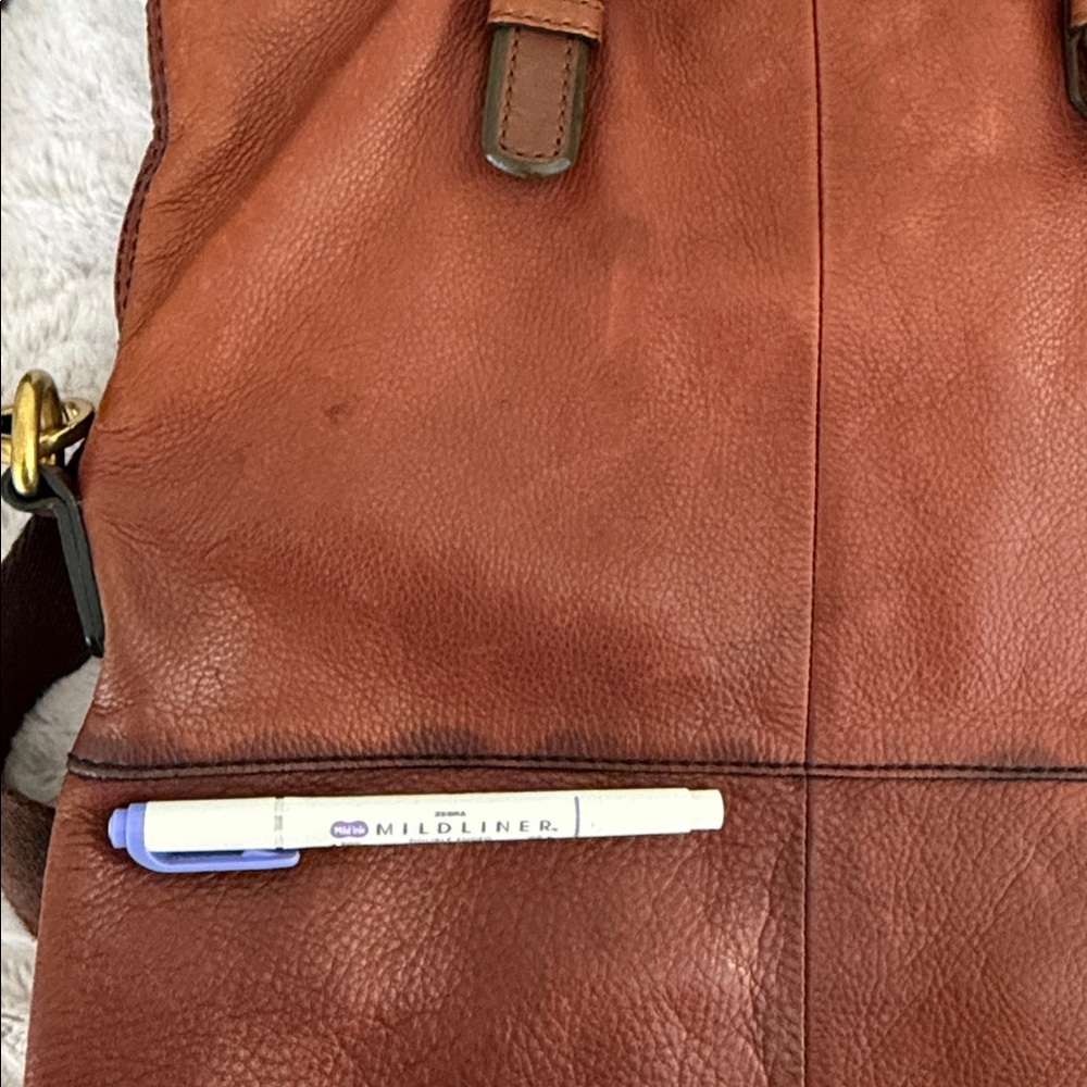 Fossil Leather bag - Picture 8 of 10